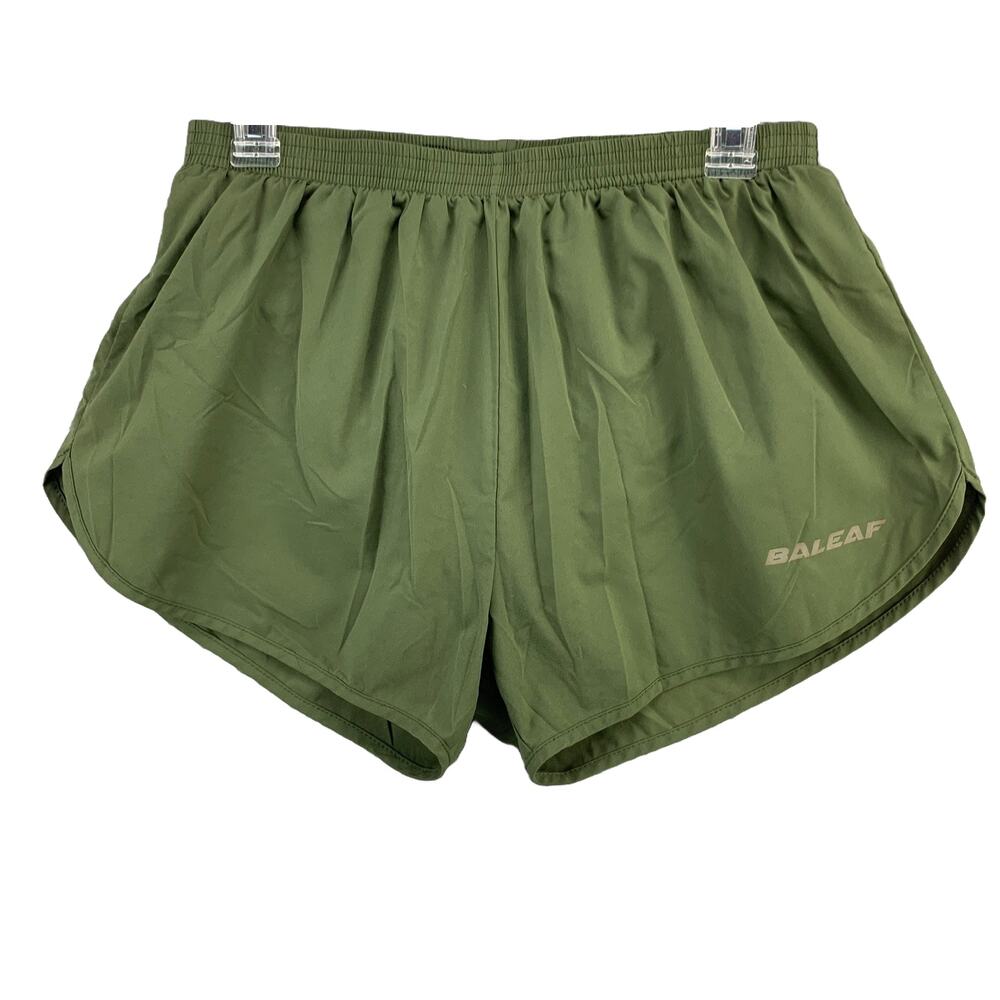 Baleaf Womens Running Shorts Size Small Green Bikini Lined Lightweight Elastic